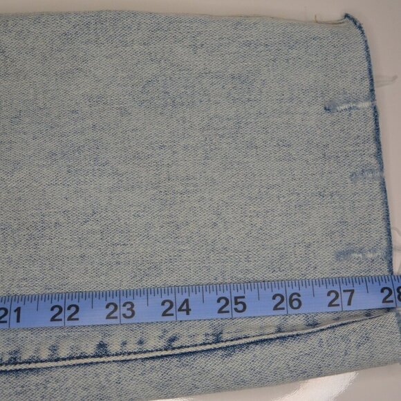 Old Navy High Rise Curvy O.G. Straight Light Wash Button Fly Women's Size 14 - Picture 9 of 12